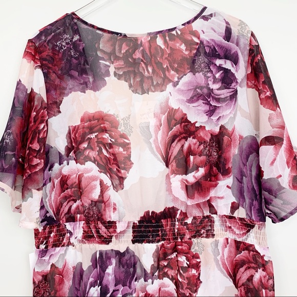 Follow Me Floral Kimono Duster Coverup - Picture 4 of 7